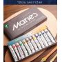 Cheap price set of 24 colors painting drawing canvas wood ceramic fabric Non toxic & vibrant artist oil acrylic paints