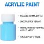 acrylic paint 22ml 20 colors acrylic paint set non-toxic basic acrylic paints for Artists Beginners and Kids