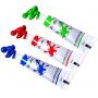 paint kids set acrylic artist paint 12colors with Palette, 3 Brushes & Sponge 12ml for kids acrylic paint