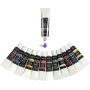 acrylic paints 12 ml art 12 acrylic color paint with 3 Brushes, Rich Pigments, Non-Fading Paints for Artist