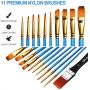 folk art acrylic paint walmart 12ml acrylic paint 24 set non acrylic paint with Brushes, Palette & Painting Canvas