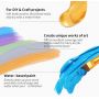 6 colors acrylic paints metallic bulk acrylic paints 30ml acrylic painting set for children and adults