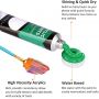professional acrylic paint for artist paint acrylic for 24 colors with 10 brushes, 1 palette, 1canvas 12ml acrylic paint 24 tube