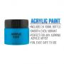24 color paint non toxic paint for artist 100ml acrylic paint set