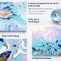 cheap acrylic paint 8 colors pouring paints non-toxic acrylic paint for canvas