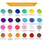 acrylic paint set 24 colors 12ml paint set with burshes and palette for paints acrylic artist