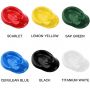 6colors 100ml acrylic paint set rich washable acrylic paint on leather,cabvas americana acrylic paint wholesale