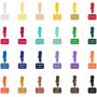 artist acrylic paint art set 24 colors tube acrylic paint 22ml for for Canvas, Leather, Rocks, Glass