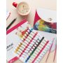 32pcs painting kit 24colors in painting tube acrylic paint kids and adults