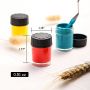 24colors 0.51oz. acrylic paint pack kids non toxic paint non-washable painting art set