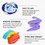 30colors 36ml with 3 brushes non toxic kids paint art acrylic artist paint