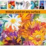 acrylic paint set 24 colors 12ml paint set with burshes and palette for paints acrylic artist