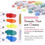 12ml acrylic paint set 12 colors paints for drawing pad, canvas, fabric paint set colors