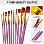 acrylic paint artist set with 10 brushes and acrylic paints in bottles for artist acrylic paint 1set