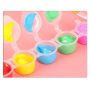 mini latex acrylic paint on clothes, canvas, pad strip 3ml 6 colors acrylic paints