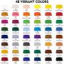 americana acrylic paint wholesale acrylic leather paint set 48 colors acrylic paint for artist and student