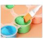 mini latex acrylic paint on clothes, canvas, pad strip 3ml 6 colors acrylic paints