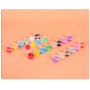 mini latex acrylic paint on clothes, canvas, pad strip 3ml 6 colors acrylic paints