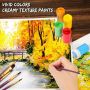 acrylic paint artist set with 10 brushes and acrylic paints in bottles for artist acrylic paint 1set