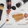 good quality 10colors artists paints metallic acrylic 120ml tubes for painting