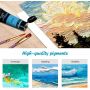 supplying for superior quality wholesale 10color 120ml acrylic artist paint set with 3 brushes