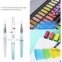 art supplies 48 colors watercolor paint set with 8 watercolor paper 1 white watercolor paint and others for painting