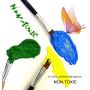 non-toxic craft paints 24 colors 60 ml acrylic paint set for multi-surface paint on canvas, paper