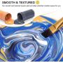 permanent metallic acrylic paint 14*20ml for artist