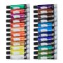 24Colors Non-Toxic Art Oil Painting Set On Canvas Painting for Artist Kids and Beginners