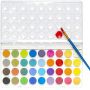 hot aritst drawing 36colors watercolor paint set with 10 Brushes of Different Sizes