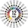 artist oil paint set 12/24/36 colors oil paints Rich Vivid Colors for Artists, Students, Beginners