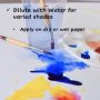 24 colors 12ml professional watercolor paint set