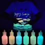 Wholesale DIY Drawing Neon Night Glow UV Blacklight Professional artist Non Toxic Acrylic Paint