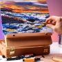 24Colors Non-Toxic Art Oil Painting Set On Canvas Painting for Artist Kids and Beginners