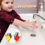 acrylic paint colors 8 non-toxic washable paints for kids finger paint