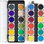25Colors professional wood box package solid watercolor paint pack for watercolor painting