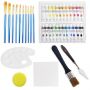 Permanent Set of 24 Colors Non Toxic Vibrant Colors Art Supplies Acrylic Paint Set