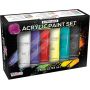 Hot Sale 75ML Plastic Tube Packaging Pastel Acrylic Art Paint customized brand