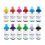 12 Colors Non-Toxic Oil Based Permanent Artist Canvas Acrylic Paint Pouring Strainers