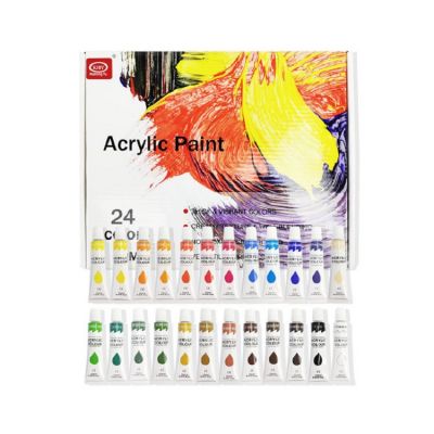 Permanent Oil Based Bright Color and Strong Adhesion for Painting Acrylic Paint Kit