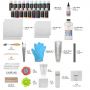 factory wholesale Acrylic Pouring Kit- Includes 4oz Acrylic Paint, Pouring Medium, Silicone Oil, Tarps, Gloves