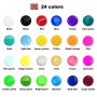 24 Colors (60ml, 2oz) High-Flow Paint, No Mixing Needed for Artists Pouring Acrylic Paint Set