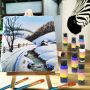 Customized 24 Colors 60ML Non-toxic DIY Painting Art Set Acrylic Paints for Artist