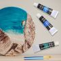 Permanent Oil Based Bright Color and Strong Adhesion for Painting Acrylic Paint Kit