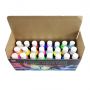24 Colors (60ml, 2oz) High-Flow Paint, No Mixing Needed for Artists Pouring Acrylic Paint Set