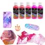 Non-toxic 32 Colors Pre-Mixed High Flow Craft Paint Set Art Metal Acrylic Pouring Paint