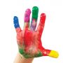 DIY Crafts 6 Bright Colors Non-Toxic Washable Eco Friendly for Kids Art Set Finger Painting