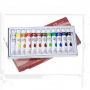 Permanent Set of 24 Colors Non Toxic Vibrant Colors Art Supplies Acrylic Paint Set