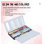 Professional superior 12 24 36 48 colors portable watercolor paint set for painting
