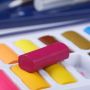 12 Colors big size Solid water color aquarelle watercolor paints set water colour with tin box